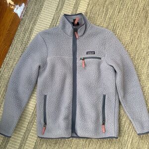 Patagonia Lavender and Pink Fleece Jacket